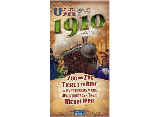 Ticket to Ride USA 1910 Expansion Expansion till Ticket to Ride 